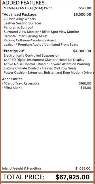 2023 Genesis GV80 NA