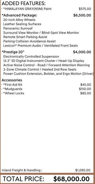 2023 Genesis GV80 NA