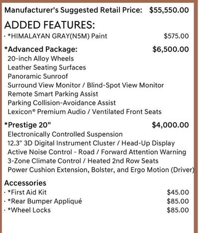 2023 Genesis GV80 2.5T AWD