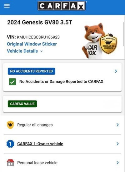 2024 Genesis GV80 NA