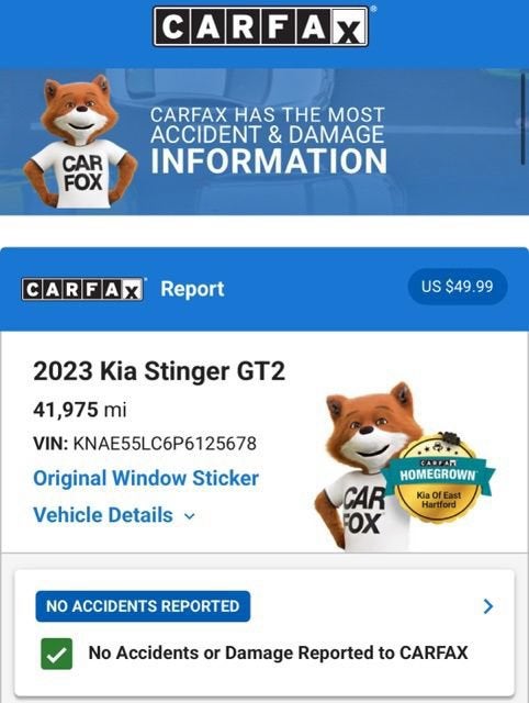 2023 Kia Stinger GT2