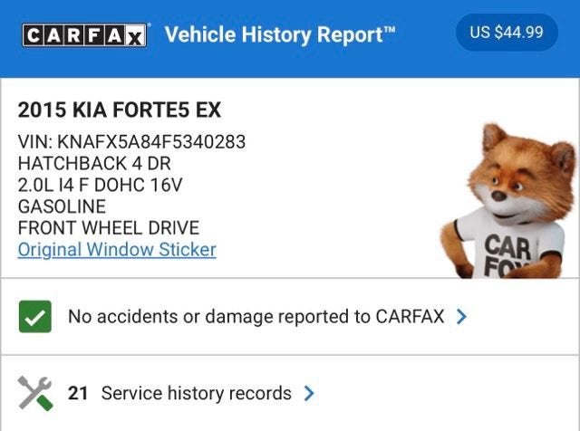 2015 Kia Forte 5-Door EX