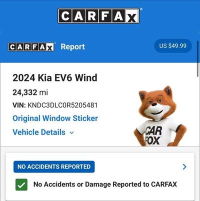 2024 Kia EV6 Wind