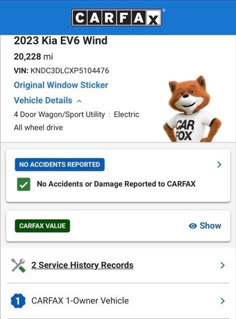 2023 Kia EV6 Wind