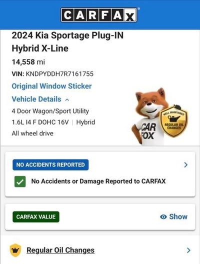 2024 Kia Sportage Plug-In Hybrid X-Line