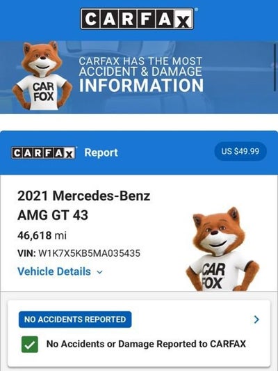2021 Mercedes-Benz AMG® GT 43 4-Door Coupe AMG® GT 43