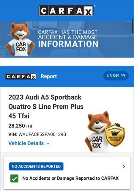 2023 Audi A5 Sportback S line Premium Plus