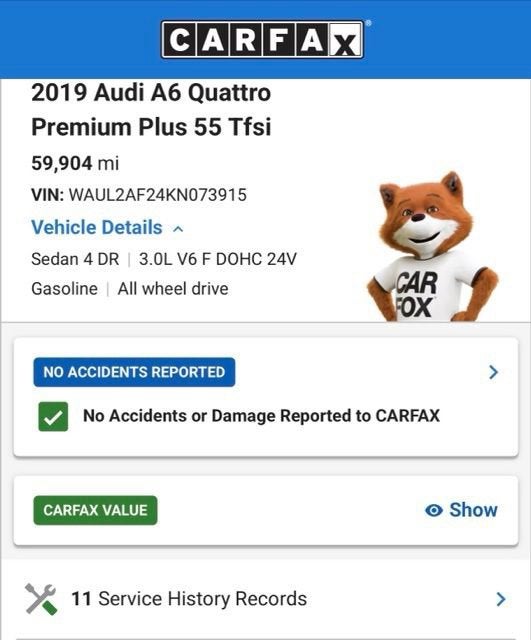 2019 Audi A6 55 Premium