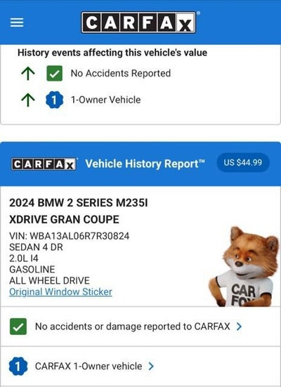 2024 BMW 2 Series M235i xDrive