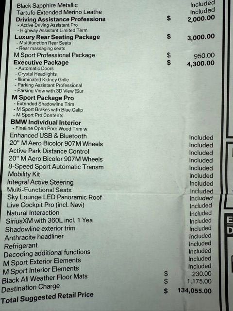 2025 BMW 760i xDrive