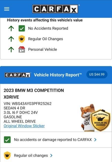 2023 BMW M3 Competition xDrive