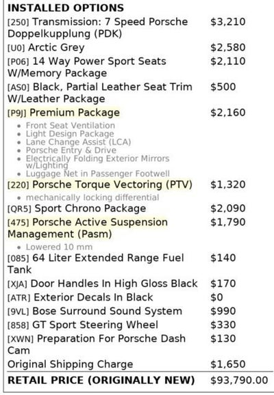 2024 Porsche 718 Cayman NA