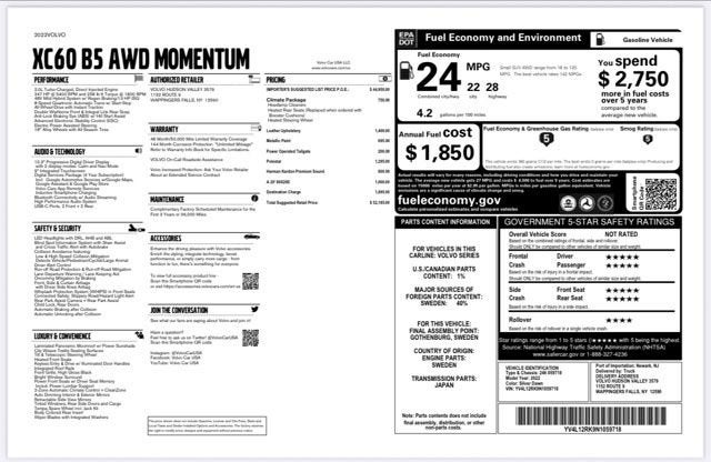 2022 Volvo XC60 Momentum