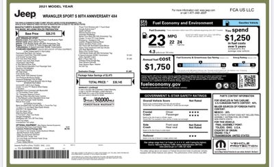 2021 Jeep Wrangler 80th Edition