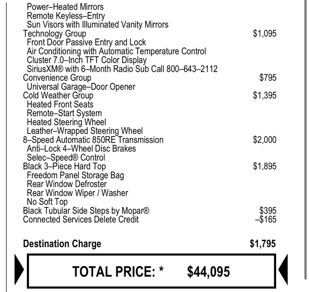 2023 Jeep Wrangler Sport S