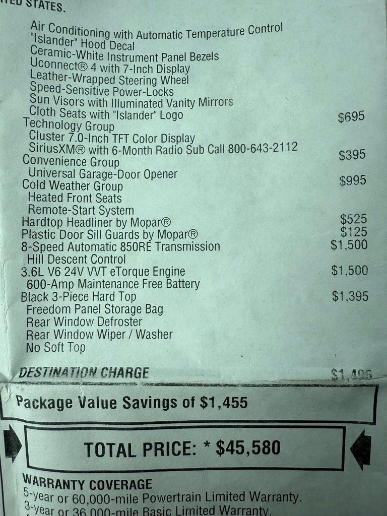 2021 Jeep Wrangler Unlimited Islander