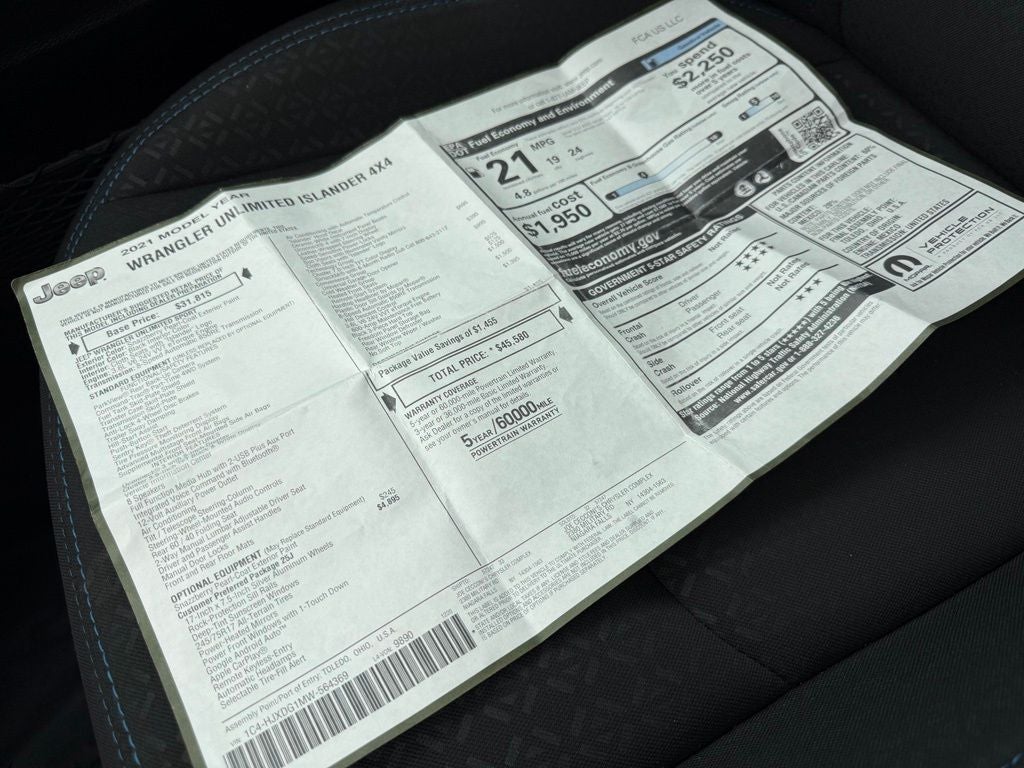 2021 Jeep Wrangler Unlimited Islander