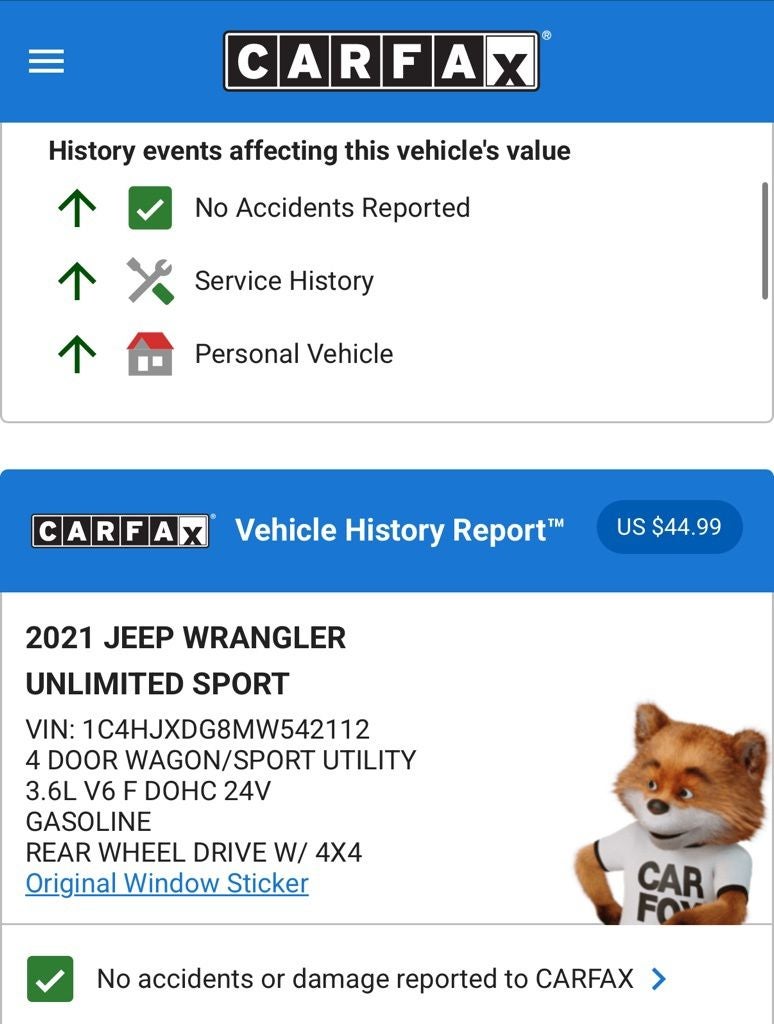 2021 Jeep Wrangler Unlimited Sport