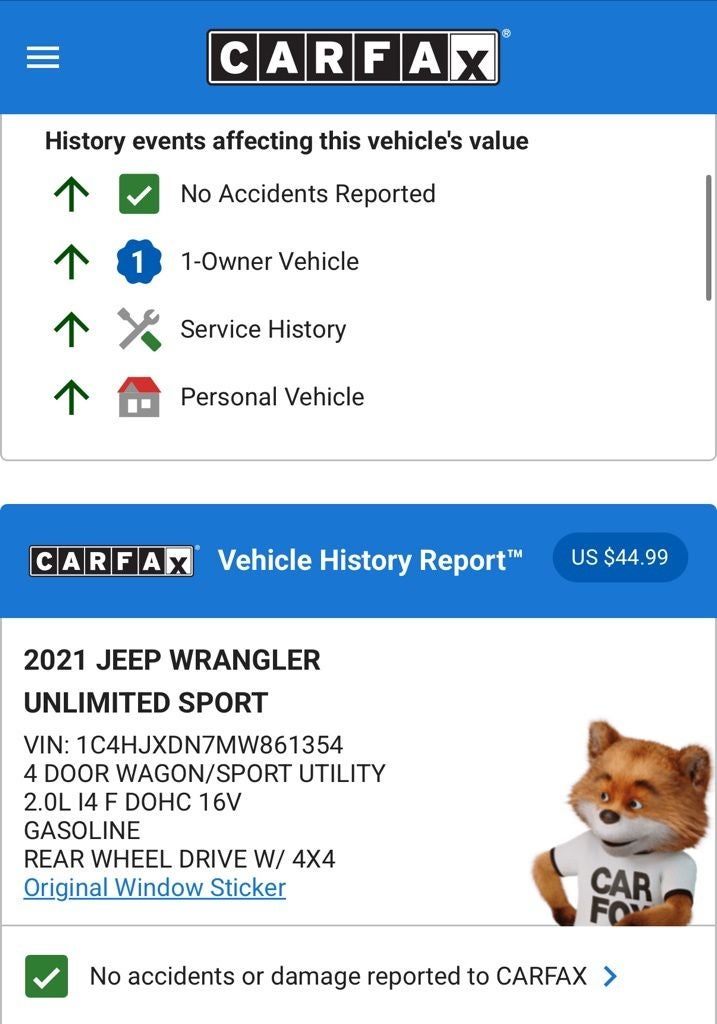 2021 Jeep Wrangler Unlimited Sport S