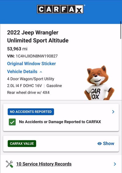 2022 Jeep Wrangler Unlimited Sport Altitude