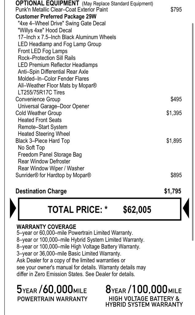 2023 Jeep Wrangler Base 4xe