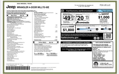 2023 Jeep Wrangler Base 4xe