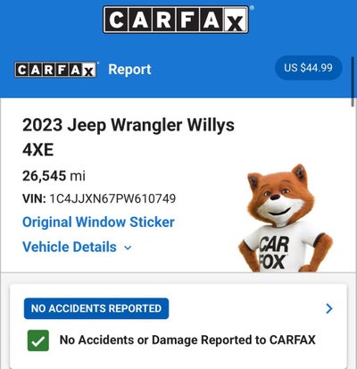 2023 Jeep Wrangler Base 4xe