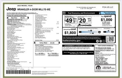2023 Jeep Wrangler Base 4xe