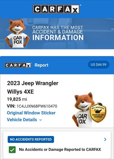 2023 Jeep Wrangler Willys 4xe