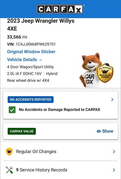 2023 Jeep Wrangler Willys 4xe