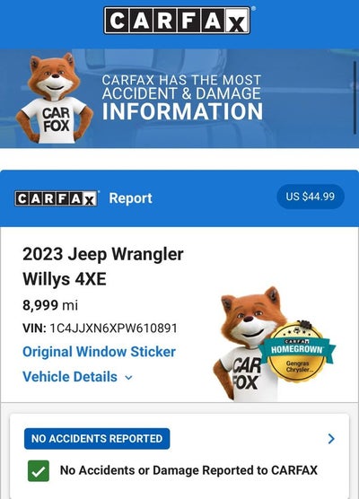 2023 Jeep Wrangler Willys 4xe