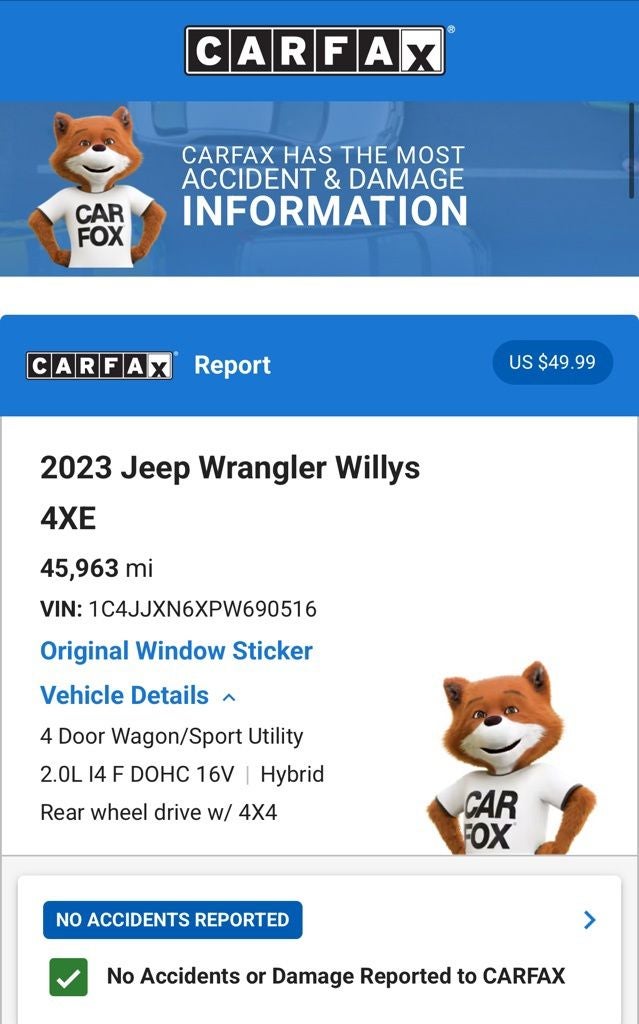 2023 Jeep Wrangler Willys 4xe