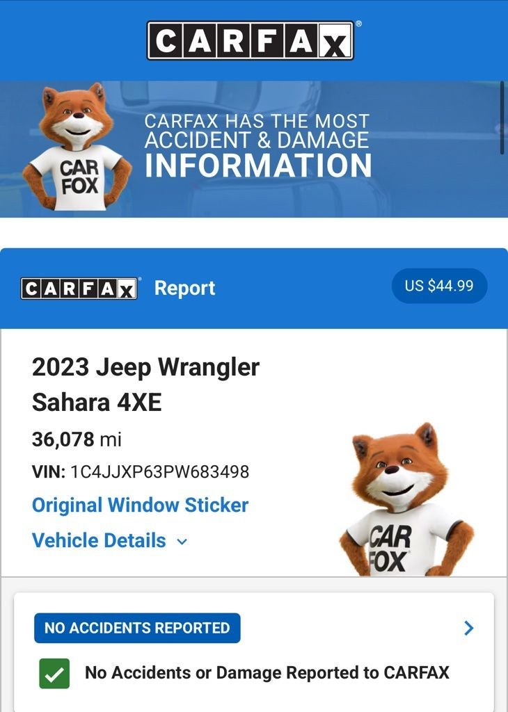 2023 Jeep Wrangler Sahara 4xe