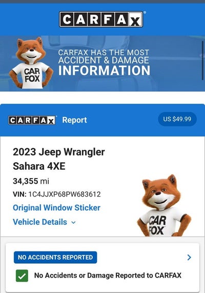 2023 Jeep Wrangler Sahara 4xe