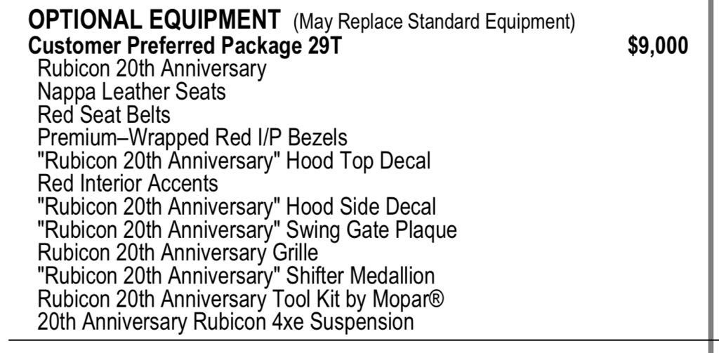 2023 Jeep Wrangler Rubicon 20th Anniversary Edition 4xe
