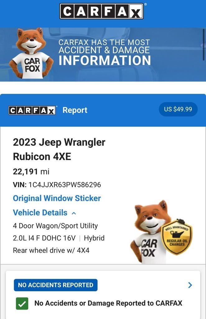2023 Jeep Wrangler Rubicon 4xe