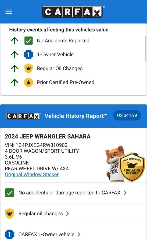 2024 Jeep Wrangler Sahara