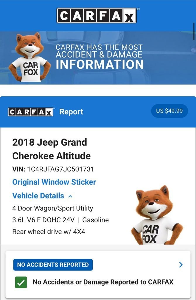2018 Jeep Grand Cherokee Altitude