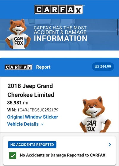 2018 Jeep Grand Cherokee Limited