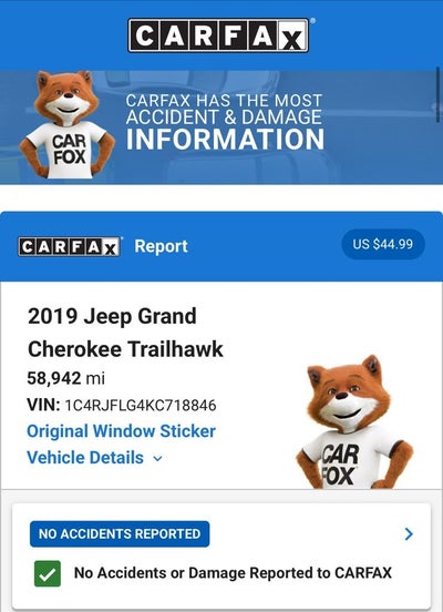 2019 Jeep Grand Cherokee Trailhawk