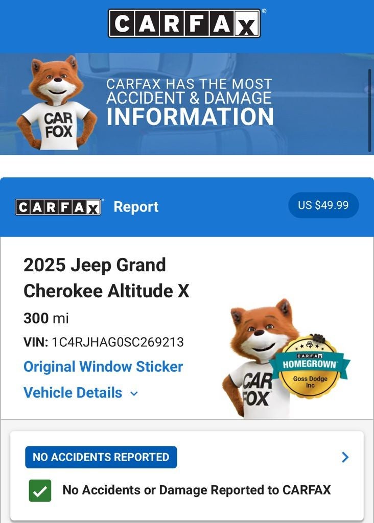2025 Jeep Grand Cherokee Altitude X