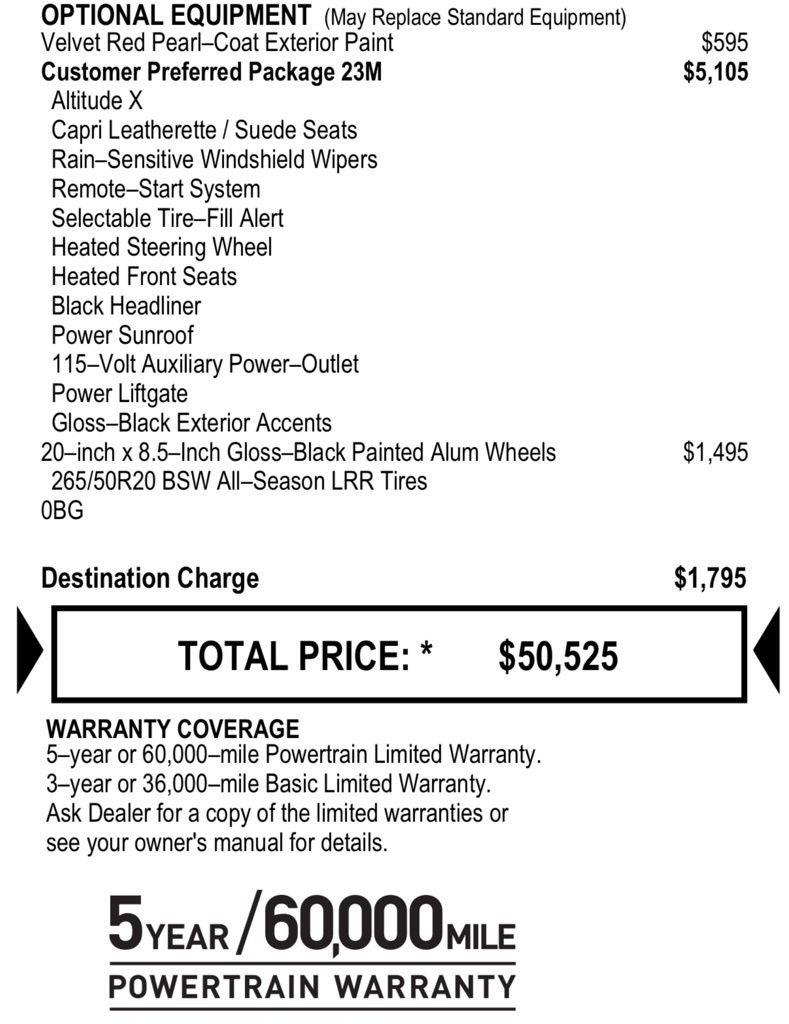2023 Jeep Grand Cherokee Altitude X