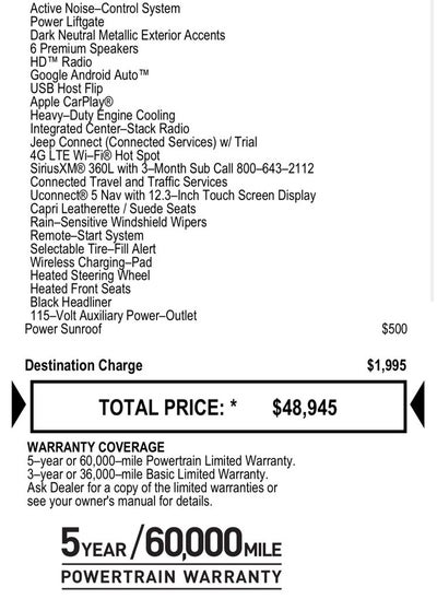 2026 Jeep Grand Cherokee Altitude