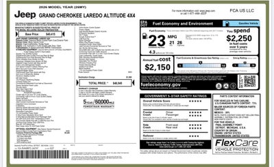 2026 Jeep Grand Cherokee Altitude