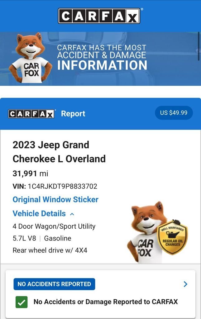 2023 Jeep Grand Cherokee L Overland
