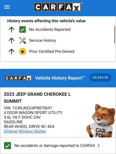 2023 Jeep Grand Cherokee L Summit