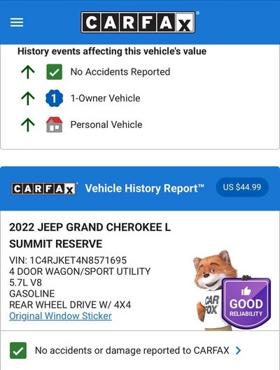 2022 Jeep Grand Cherokee L Summit