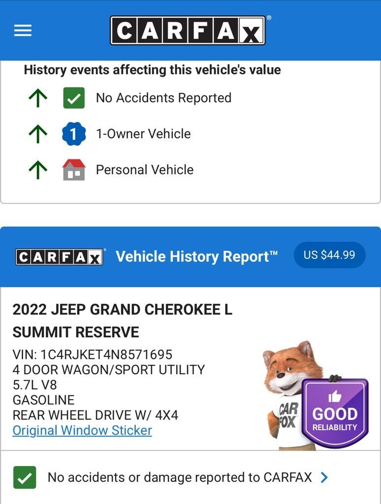 2022 Jeep Grand Cherokee L Summit