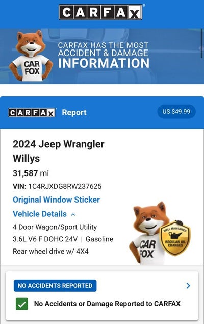 2024 Jeep Wrangler Willys