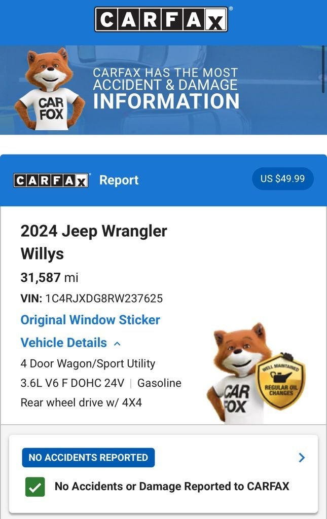 2024 Jeep Wrangler Willys